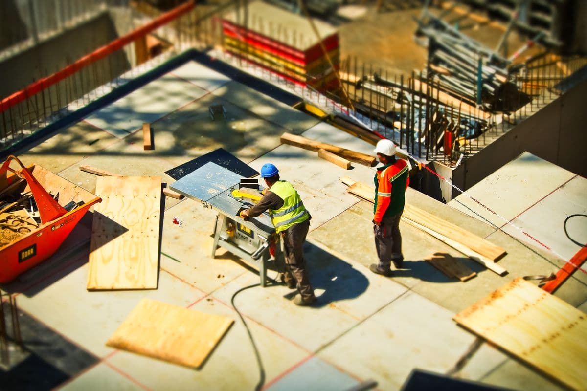 Chantier de maçonnerie et gros œuvre
